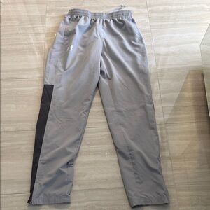 Under Armour Light Gray Joggers with Black Accents